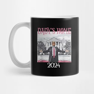 Trump Pink Daddys Home 2024 Mug